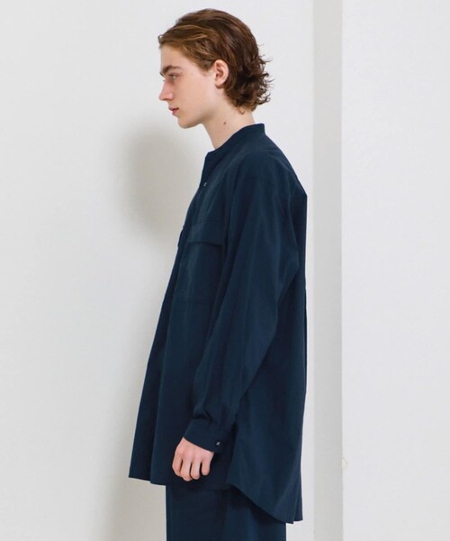 WHITE MOUNTAINEERING（ホワイトマウンテニアリング）の「BAND COLLAR LONG SLEEVES SHIRT（その他・メンズ・WHITE/BLACK/NAVY・0/1/2）」の12枚目の写真