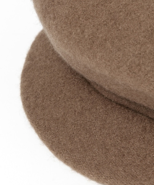 Andemiu（アンデミュウ）の「キャスケット（帽子・ブラック/ベージュ・F）」の10枚目の写真