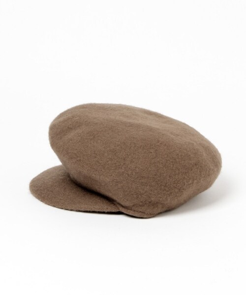 Andemiu（アンデミュウ）の「キャスケット（帽子・ブラック/ベージュ・F）」の3枚目の写真