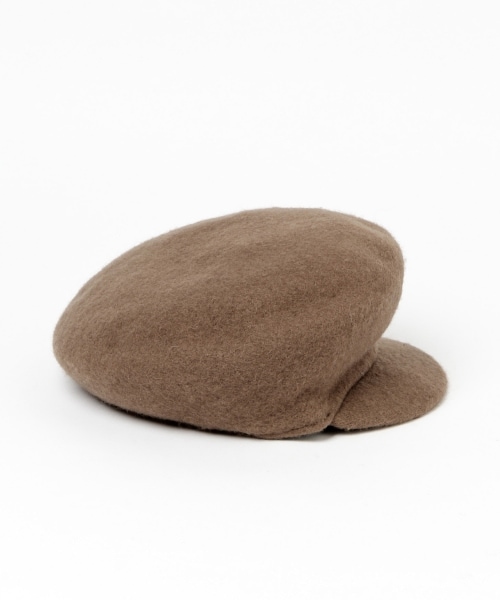 Andemiu（アンデミュウ）の「キャスケット（帽子・ブラック/ベージュ・F）」の4枚目の写真