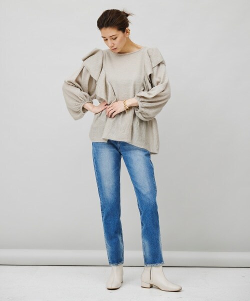 Curensology シャギーモヘヤニットプルオーバー美品 Curensology（カレンソロジー）の「シャギーモヘヤニットプル