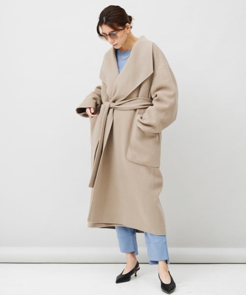 □ 44118★冬　カレンソロジー シャギーロング　コート ワンピース □ 44118☆冬 カレンソロジー シャギーロング コート ワンピース