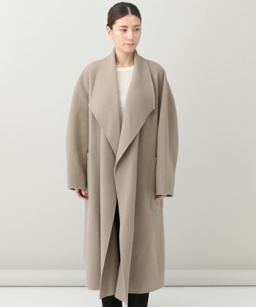 カレンソロジー　ロングコート　マンテコManteco ベージュ Curensology（カレンソロジー）の「マンテコロングコート（）」 - WEAR