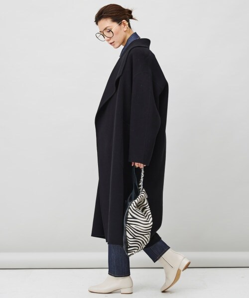 □ 44118★冬　カレンソロジー シャギーロング　コート ワンピース □ 44118☆冬 カレンソロジー シャギーロング コート ワンピース