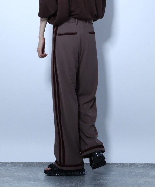 HARE（ハレ）の「ベルベットダブルラインパンツ（パンツ・ブラウン系その他・S/M）」の7枚目の写真