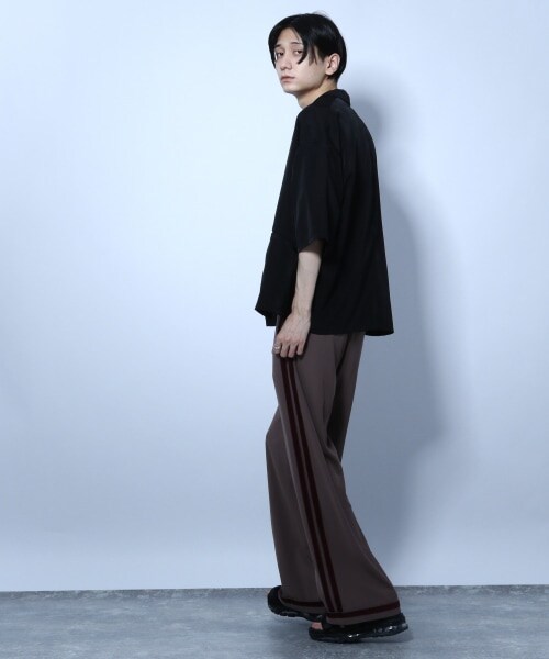 HARE（ハレ）の「ベルベットダブルラインパンツ（パンツ・ブラウン系その他・S/M）」の5枚目の写真