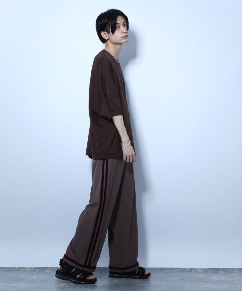 HARE（ハレ）の「ベルベットダブルラインパンツ（パンツ・ブラウン系その他・S/M）」の3枚目の写真