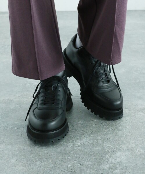 HARE（ハレ）の「メガソールレザースニーカー（）」 - WEAR