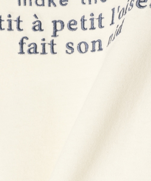 Heather（ヘザー）の「ロゴシシュウTEE（トップス・ブルーロゴ・FREE）」の13枚目の写真