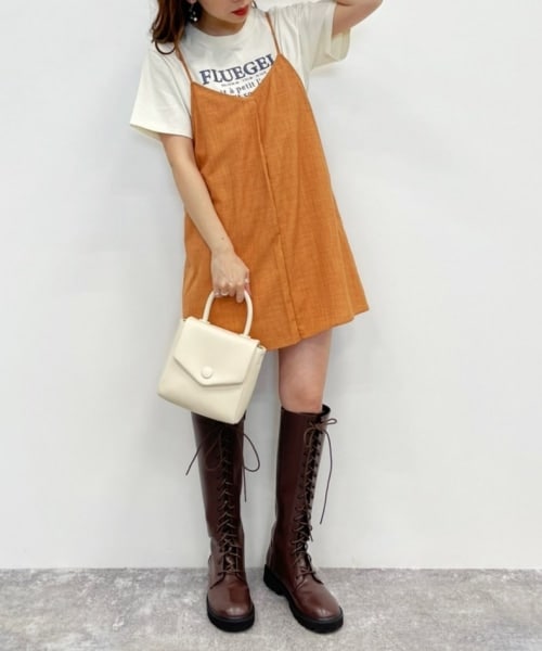 Heather（ヘザー）の「ロゴシシュウTEE（トップス・ブルーロゴ・FREE）」の4枚目の写真