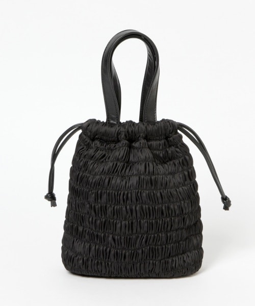 LOWRYS FARM(ローリーズファーム)の「シャーリングキンチャクバッグ(バッグ・ブラック/ダークブラウン/ブルー・FREE)」の5枚目の写真