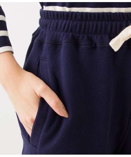 LE JUN（ルジュン）の「30/7ウラケリブパンツ（パンツ・レディース・グレー/オフホワイト/ネイビー・S/M/L）」の8枚目の写真