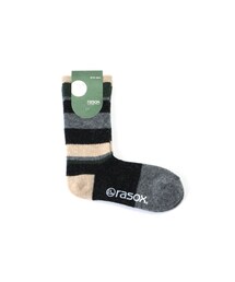 rasox | RASOX マルチボーダーウール・クルー(ファッション雑貨)