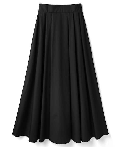 GRL（グレイル）の「タックフレアスカート（スカート・レディース・オフホワイト/ブラック・S）」の2枚目の写真