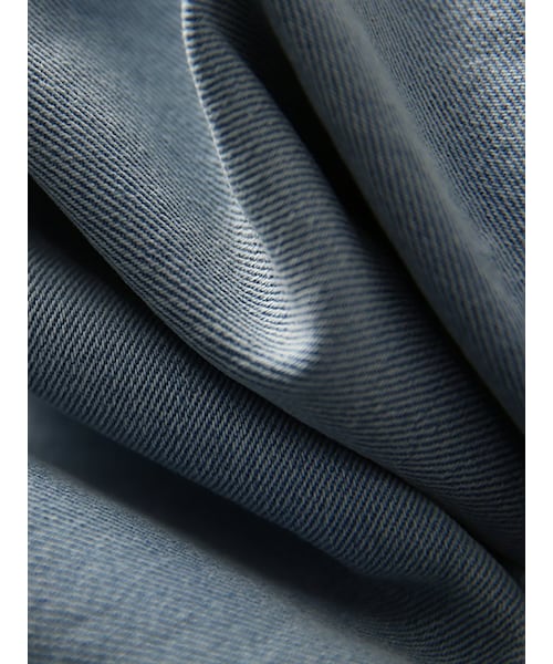 Cozyyoung（コージーヤング）の「フアッションフリンジ付けデニムタイトスカート（スカート・レディース・ブルー・S）」の6枚目の写真