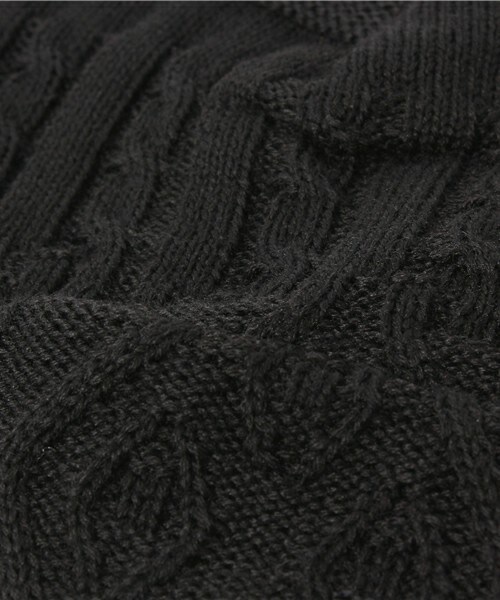 ANREALAGE(アンリアレイジ)の「ANREALAGE×MIDWEST 別注ランダム編みニットキャップ(ニットキャップ/ビーニー・メンズ・ブラック/ネイビー・FREE)」の5枚目の写真
