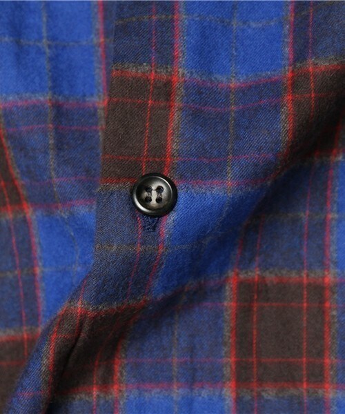 Johnbull Private labo（ジョンブルプライベートラボ）の「ボタンダウンチェックシャツ（シャツ/ブラウス・メンズ・ブルー/イエロー・SMALL/MEDIUM/LARGE）」の8枚目の写真