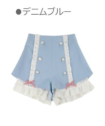 ハート型ポケットレースONショーパン-全１色-