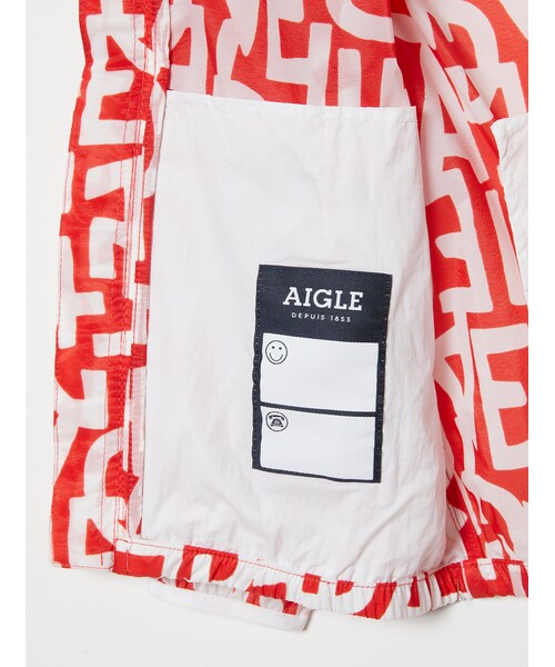 AIGLE（エーグル）の「ニロピー ジャケット（ナイロンジャケット・キッズ・ナーバル (004)/ポピー (005)）」の19枚目の写真