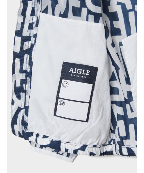 AIGLE（エーグル）の「ニロピー ジャケット（ナイロンジャケット・キッズ・ナーバル (004)/ポピー (005)）」の9枚目の写真