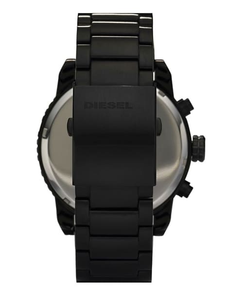 DIESEL（ディーゼル）の「DIESEL® 'Double Down' Chronograph Bracelet Watch, 51mm（アナログ腕時計・メンズ・Black）」の3枚目の写真