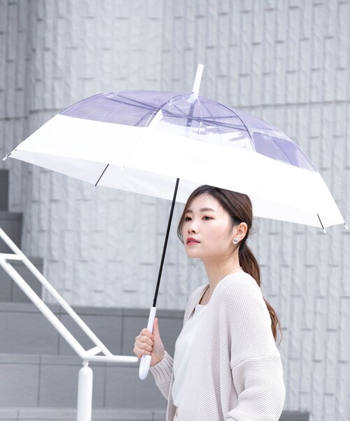 ameme（アメメ）の「プーリアビニール傘（その他・レディース・クリア/グリーン/イエロー/パープル/ブルー/グレー・FREE）」の14枚目の写真