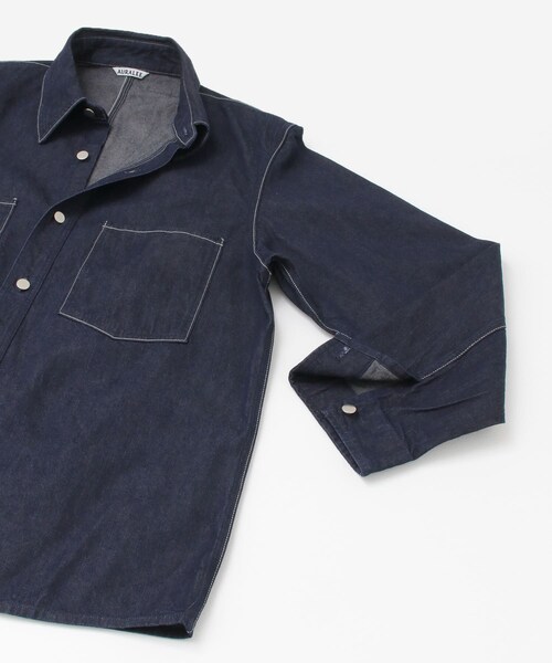 AURALEE（オーラリー）の「AURALEE HARD TWIST DENIM BLOUSON（その他・メンズ・INDIGO・3/4）」の12枚目の写真
