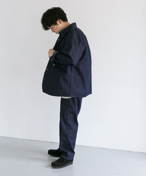 AURALEE（オーラリー）の「AURALEE HARD TWIST DENIM BLOUSON（その他・メンズ・INDIGO・3/4）」の7枚目の写真