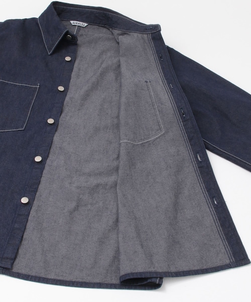 AURALEE（オーラリー）の「AURALEE HARD TWIST DENIM BLOUSON（その他・メンズ・INDIGO・3/4）」の13枚目の写真