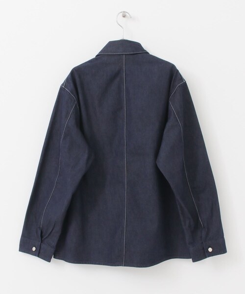 AURALEE（オーラリー）の「AURALEE HARD TWIST DENIM BLOUSON（その他・メンズ・INDIGO・3/4）」の14枚目の写真