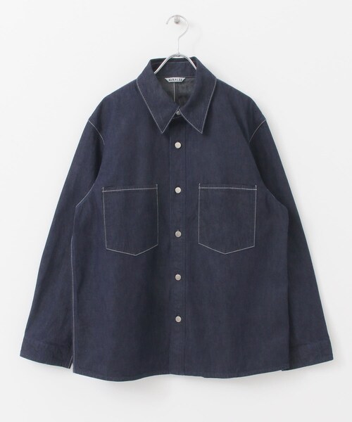 AURALEE（オーラリー）の「AURALEE HARD TWIST DENIM BLOUSON（その他・メンズ・INDIGO・3/4）」の11枚目の写真