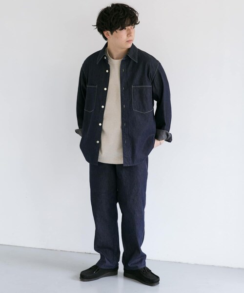 AURALEE（オーラリー）の「AURALEE HARD TWIST DENIM BLOUSON（その他・メンズ・INDIGO・3/4）」の6枚目の写真