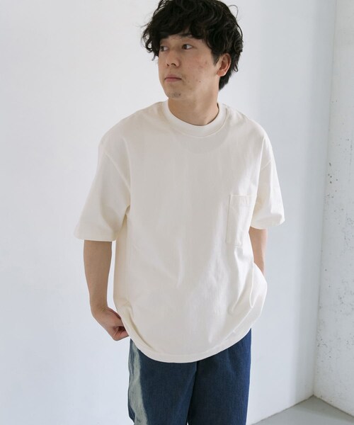 AURALEE（オーラリー）の「AURALEE STAND-UP T-SHIRTS（その他・メンズ・WHITE/LIGHT PPL/BLACK・4/5）」の4枚目の写真