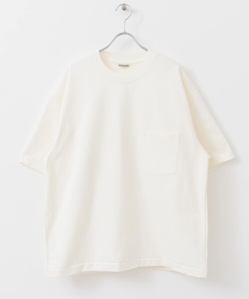 AURALEE（オーラリー）の「AURALEE STAND-UP T-SHIRTS（その他・メンズ・WHITE/LIGHT PPL/BLACK・4/5）」の5枚目の写真