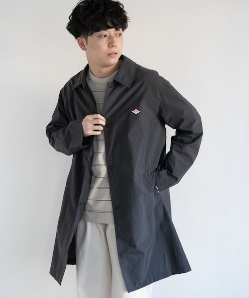 Danton Nylon Taffeta Coat Hooded Jacket Danton Nylon Taffeta Coat