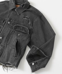 doublet（ダブレット）の「doublet DAMAGED SILK DENIM JACKET