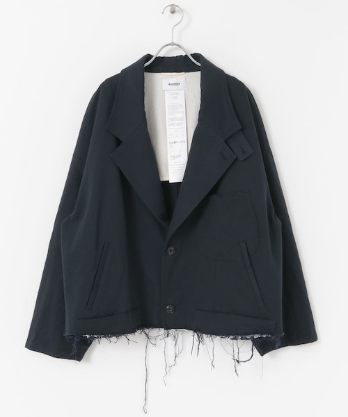 doublet SILK CHINO CUT-OFF JACKET ベージュ doublet（ダブレット）の「doublet SILK CHINO CUT-OFF JACKET