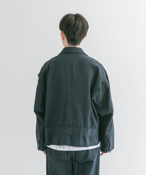 doublet（ダブレット）の「doublet SILK CHINO CUT-OFF JACKET