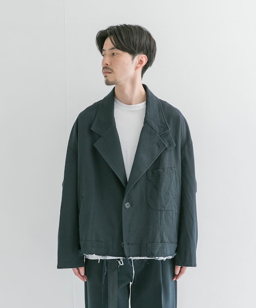 doublet（ダブレット）の「doublet SILK CHINO CUT-OFF JACKET