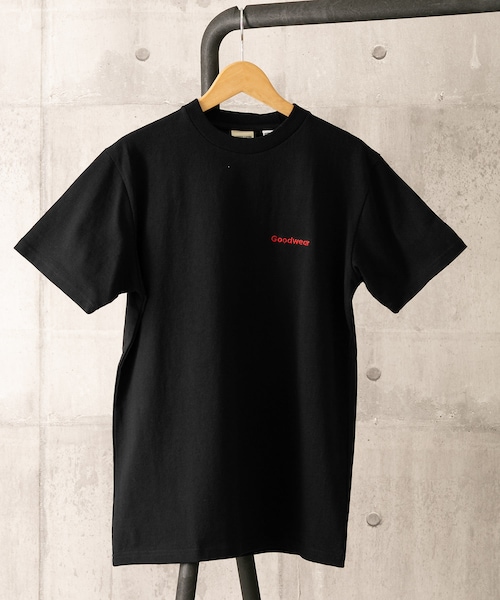 Goodwear(Since1983)（グッドウェア）の「Goodwear ロゴ刺繍ショートスリーブTシャツ（その他・メンズ・WHITE/BLACK・S/M/L/XL）」の2枚目の写真