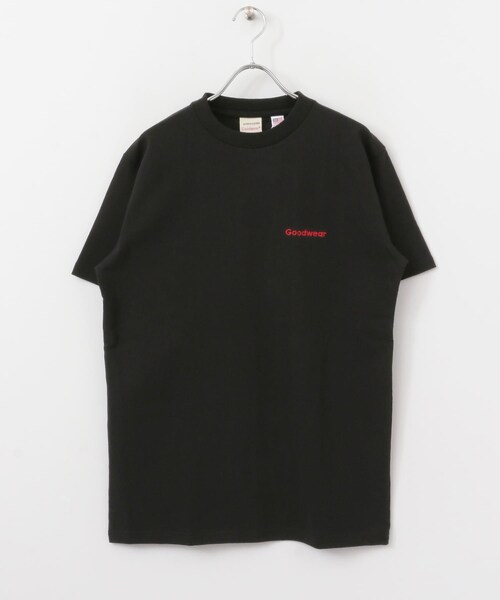 Goodwear(Since1983)（グッドウェア）の「Goodwear ロゴ刺繍ショートスリーブTシャツ（その他・メンズ・WHITE/BLACK・S/M/L/XL）」の3枚目の写真