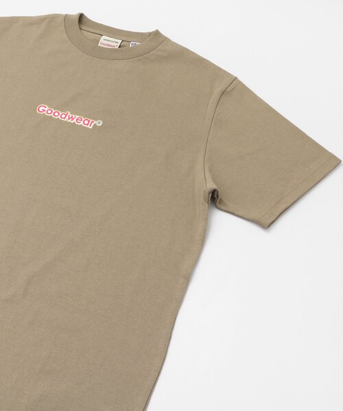 Goodwear(Since1983)(グッドウェア)の「Goodwear ロゴプリントショートスリーブTシャツ(その他・メンズ・BEIGE/CHARCOAL/BLACK/WHITE・M/L/S/XL)」の9枚目の写真