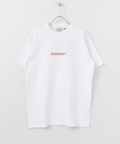 Goodwear(Since1983)(グッドウェア)の「Goodwear ロゴプリントショートスリーブTシャツ(その他・メンズ・BEIGE/CHARCOAL/BLACK/WHITE・M/L/S/XL)」の8枚目の写真