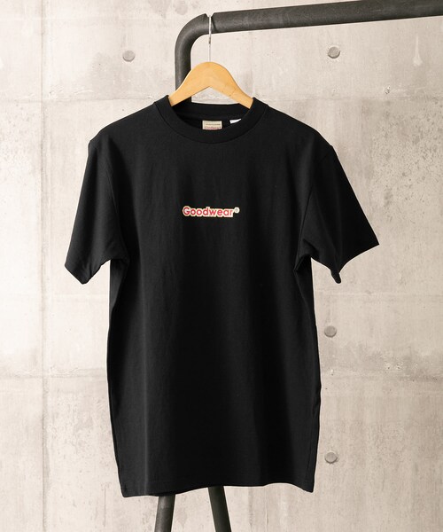 Goodwear(Since1983)(グッドウェア)の「Goodwear ロゴプリントショートスリーブTシャツ(その他・メンズ・BEIGE/CHARCOAL/BLACK/WHITE・M/L/S/XL)」の3枚目の写真