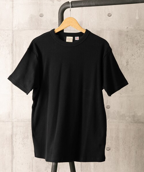 Goodwear(Since1983)（グッドウェア）の「Goodwear USAコットンDRYワッフルTシャツ（その他・メンズ・NAVY/杢GRAY/BLACK/OFF WHITE・M/L/XL）」の3枚目の写真