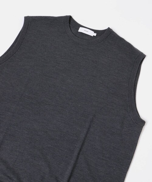 Graphpaper(グラフペーパー)の「Graphpaper High Gauge Knit Vest(その他・メンズ・NAVY/BLACK/GRAY・1/2)」の12枚目の写真