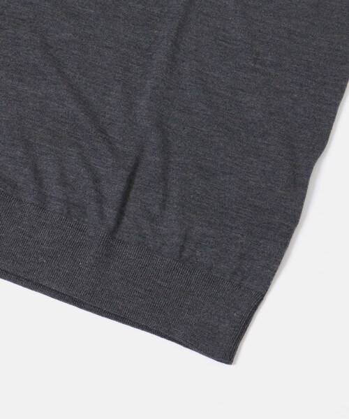 Graphpaper(グラフペーパー)の「Graphpaper High Gauge Knit Vest(その他・メンズ・NAVY/BLACK/GRAY・1/2)」の14枚目の写真