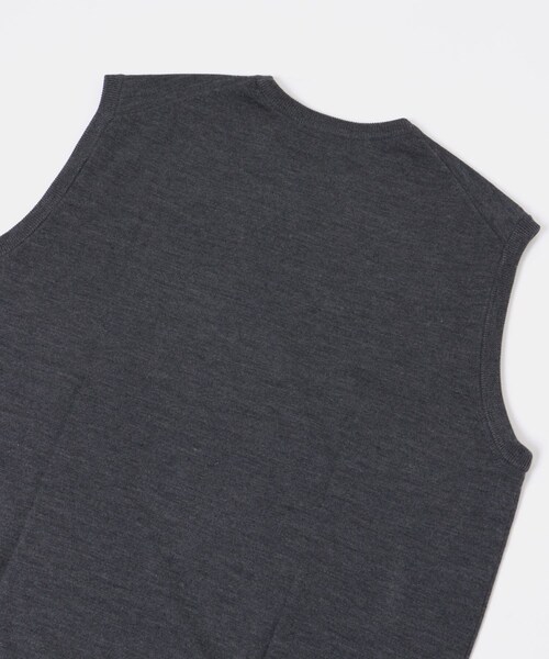 Graphpaper(グラフペーパー)の「Graphpaper High Gauge Knit Vest(その他・メンズ・NAVY/BLACK/GRAY・1/2)」の15枚目の写真