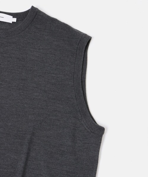 Graphpaper(グラフペーパー)の「Graphpaper High Gauge Knit Vest(その他・メンズ・NAVY/BLACK/GRAY・1/2)」の13枚目の写真