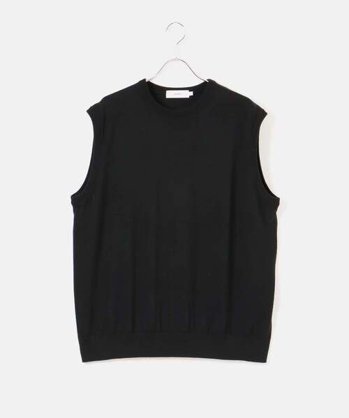Graphpaper(グラフペーパー)の「Graphpaper High Gauge Knit Vest(その他・メンズ・NAVY/BLACK/GRAY・1/2)」の9枚目の写真